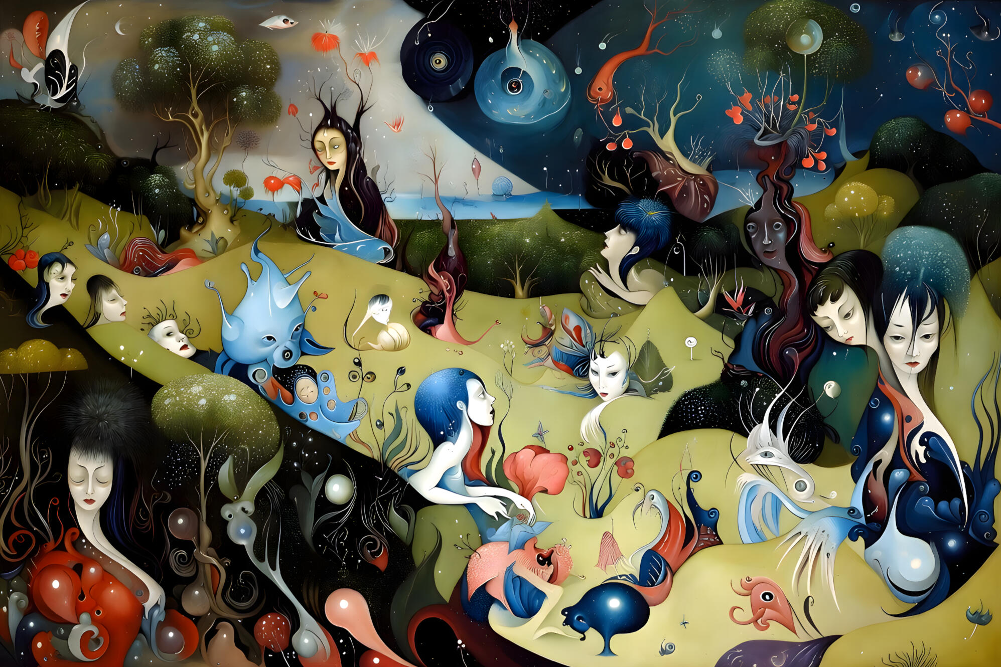 Gisha dreams of the floating world